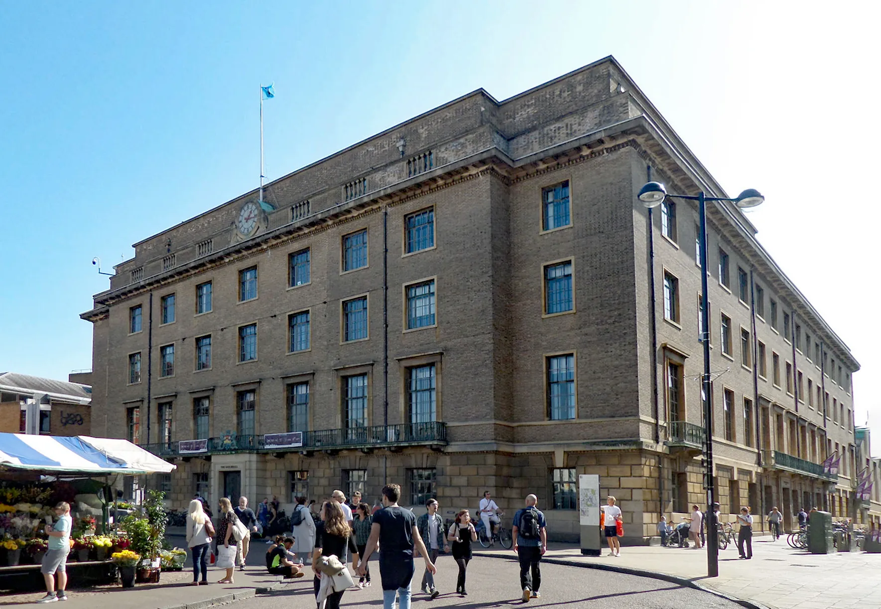 Cambridge Guildhall on Market Square, the home of the OpenKit Cambridge office