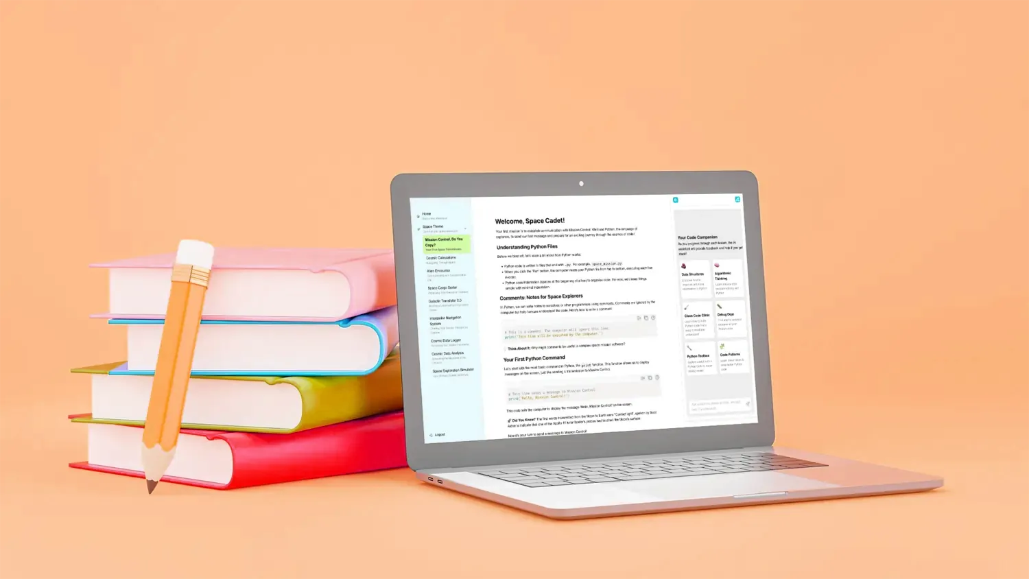 CodeKit AI programming tutor interface showing interactive coding lesson