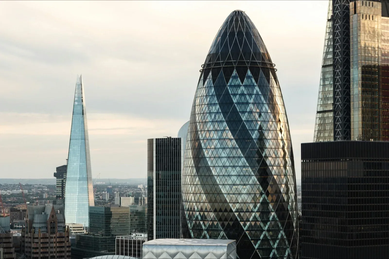 The City of London skyline, home to the UK insurance market
