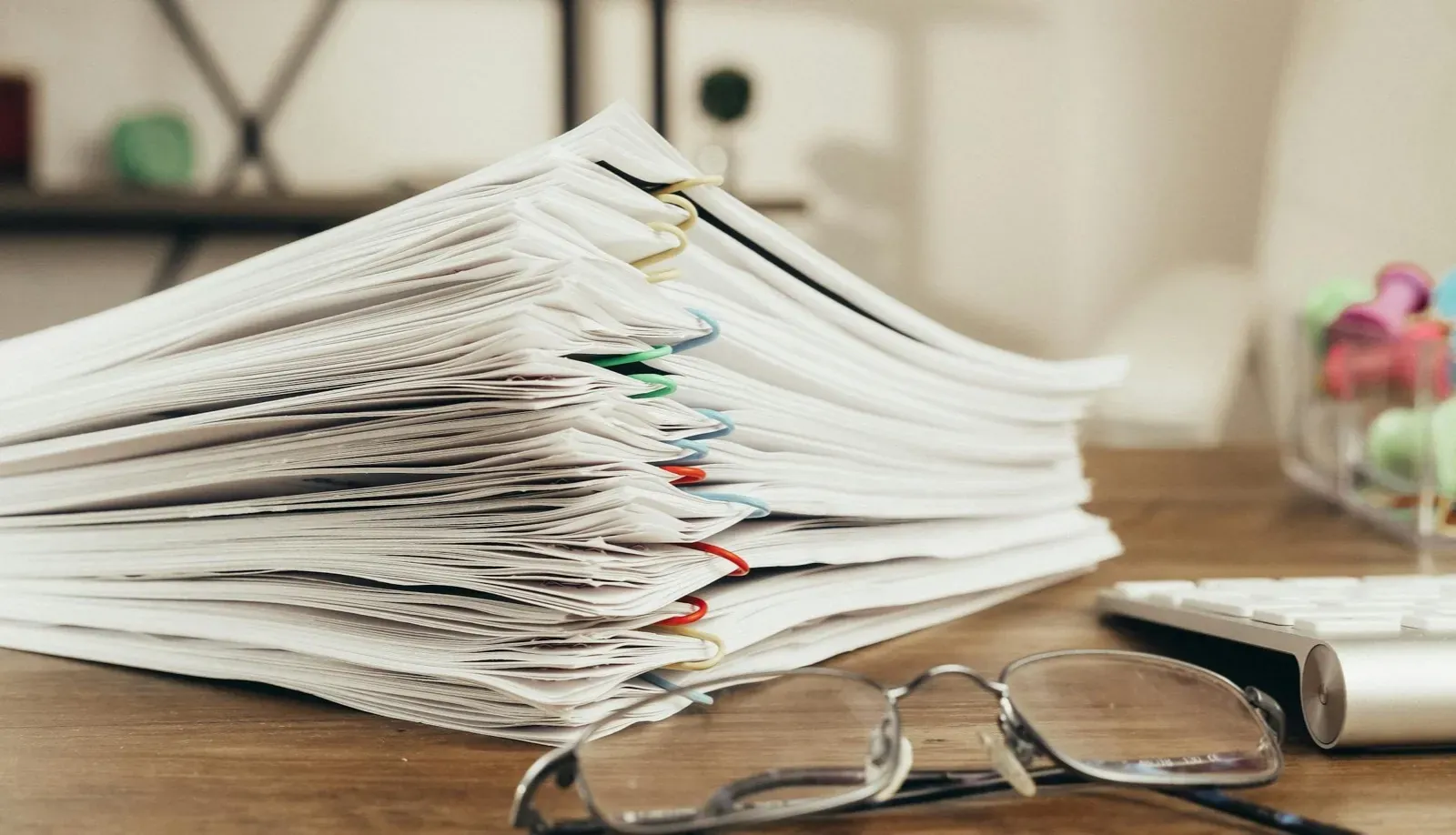 Claims handler reviewing FNOL documents
