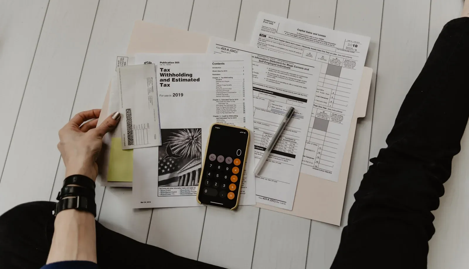 Financial advisor reviewing onboarding documents